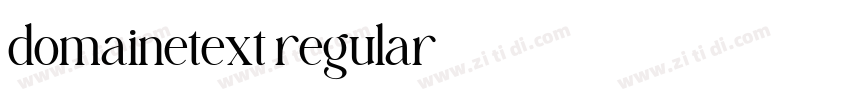 domainetext regular字体转换 domainetext regular字体转换